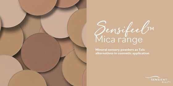 Sensifeel™ Mica range: polveri sensoriali minerali alternative al talco